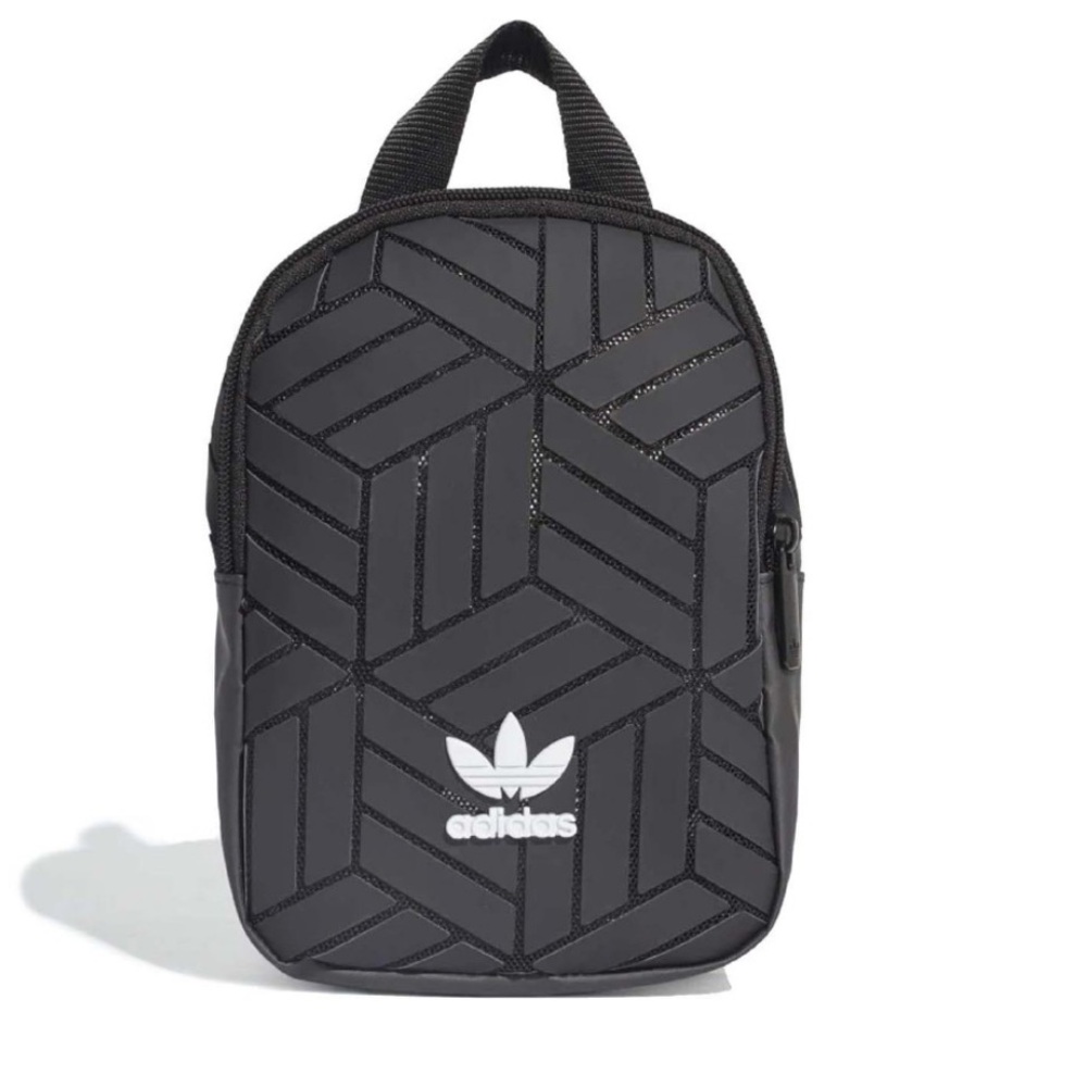 ADIDAS 3D Geometric Mini Backpack in Black